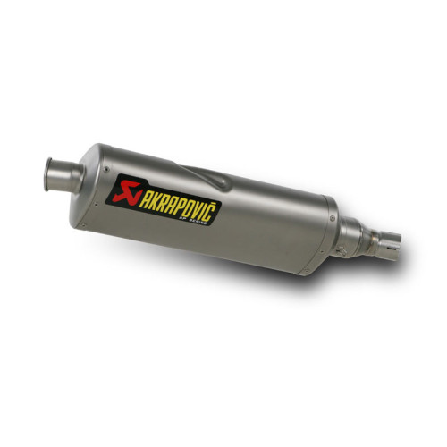 Terminale di scarico Akrapovic SPLIT-ON SP Ovale Inox / Titanio con DB-Killer Omologato KAWASAKI ER-6 N / F / ABS (2009/2011)