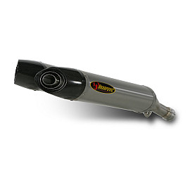 Coppia terminali di scarico Akrapovic SPLIT-ON Ovale Titanio / Carbonio con DB-Killer Omologato YAMAHA YZF R1 1000 (07/08)