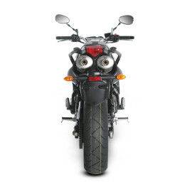 Coppia terminali di scarico Akrapovic SPLIT-ON SP Ovali Inox / Titanio Omologato YAMAHA FZ6 / FAZER 600 N / S / S2 / ABS (2004/2010)