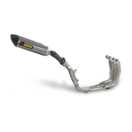 Scarico Completo Akrapovic EVOLUTION Versione KIT con Doppio Terminale Ovale Titanio / Carbonio NON Omologato YAMAHA YZF R1 1000 (2009/2014)