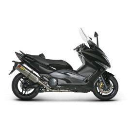 Scarico Completo Akrapovic RACING Esagonale in Acciaio Inox / Titanio con Catalizzatore e DB-Killer Omologato YAMAHA T-MAX 500 (2008-2011) fino esaurimento scorte