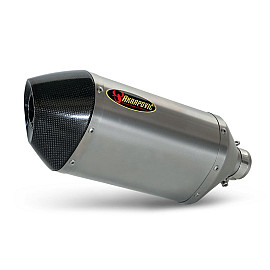 Terminale di scarico Akrapovic SPLIT-ON Esagonale Titanio Omologato YAMAHA YZF R6 (06/07)