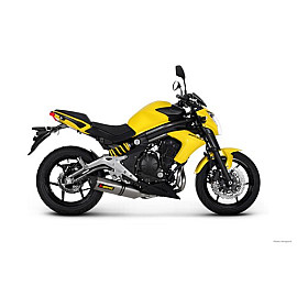 Scarico Completo Akrapovic RACING con Terminale Esagonale Titanio / Carbonio e DB-Killer Omologato per KAWASAKI ER 6 N/F NINJA 650 (2012>)