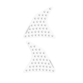 Adesivo antiscivolo protezione serbatoio resinata trasparente - Misure: 140 x 140 mm -