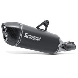 SILENZIATORE OMOLOGATO AKRAPOVIC Slip-on (BLACK) PER BMW R1200GS (2013-2014) / ADVENTURE (2014)