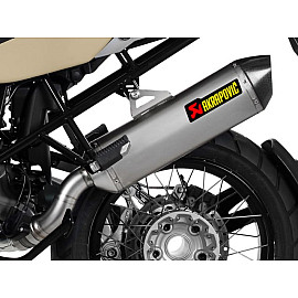 Scarico Terminale Akrapovic silenziatore Esagonale Omologato Full Titanio/ Fondello in Carbonio per BMW R 1200 GS/Adventure (10-12)