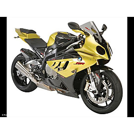Parafango Posteriore in ABS Colore CARBON LOOK-SILVER MESH per BMW S1000RR (10-13)