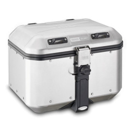 Valigia MONOKEY® Trekker Dolomiti in alluminio naturale, 46 lt.
