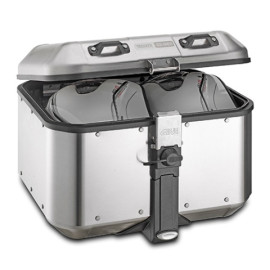 Valigia MONOKEY® Trekker Dolomiti in alluminio naturale, 46 lt.