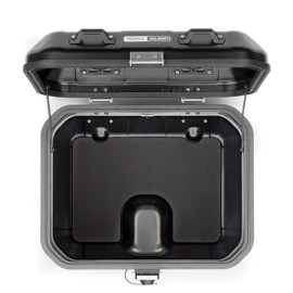 Valigia MONOKEY® Trekker Dolomiti in alluminio verniciato nero, 46 lt.