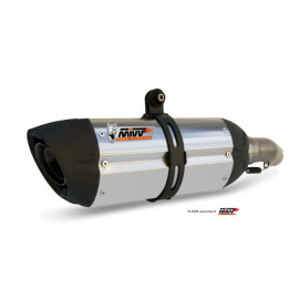 Scarico Completo Mivv SUONO Full Acciao Fondello in  Carbonio per YAMAHA T-MAX 500 (2008-2011>) Omologato con silenziatore db killer asportabile
