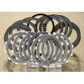 KIT DISCHI FRIZIONE CONDUTTORI  + CONDOTTI NEWFREN PER YAMAHA SRX 600 (85/91) SZR 660 (96/97) XT 550 (83) XT 600 4 VALVES (84/90) XT E 600 (90/02) XT K 600 (91/93) XT Z 600 TENERE (83/90) XT Z 660 TENERE (91/96)