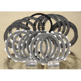DISCHI FRIZIONE A BAGNO D'OLIO CONDUTTORI + CONDOTTI  NEWFREN PER DUCATI MONSTER 821 - HYPERMOTARD 936 - MULTISTRADA 950 - MONSTER 1100 - SCRAMBLER 1100 - DIAVEL 1200 - MONSTER 1200 - MULTISRADA 1200 - XDIAVEL 1200 - MULTISTRADA 1262 - XDIAVEL 1262