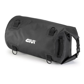 Borsa rullo impermeabile da sella o portapacchi, 30 lt, colore nero.