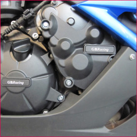 KIT PROTEZIONE CARTER GB Racing ALTERNATORE + FRIZIONE + PICK-UP GB RACING PER KAWASAKI ZX6-R (2007-2011)