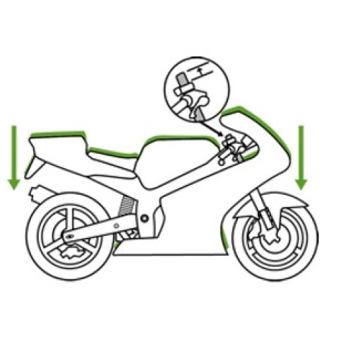 Kit abbassamento moto -40mm per TRIUMPH  Trident 660 (2021-2022)