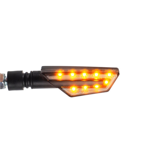 INDIACTORI DI DIREZIONE A LED OMOLOGATI LIGHTECH - COPPIA FRECCE LED IN ABS - lunghezza 91 -