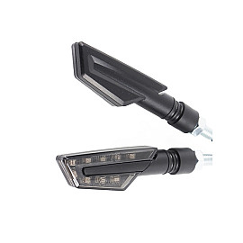 INDIACTORI DI DIREZIONE A LED OMOLOGATI LIGHTECH - COPPIA FRECCE LED IN ABS - lunghezza 91 -