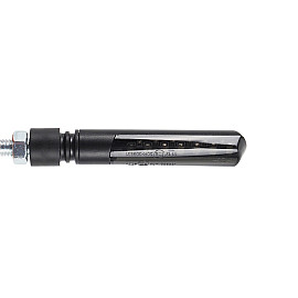 INDIACTORI DI DIREZIONE A LED OMOLOGATI LIGHTECH - COPPIA FRECCE LED IN ABS POSIZIONE POSTERIORE E STOP - lunghezza 80mm -