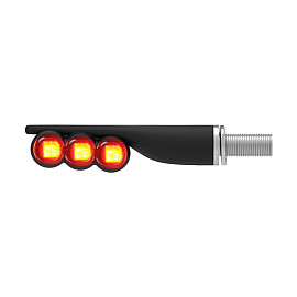 INDIACTORI DI DIREZIONE A LED OMOLOGATI LIGHTECH - COPPIA FRECCE LED IN ABS - lunghezza 72mm -