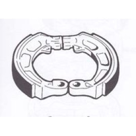 Ganasce Posteriori SBS per HONDA SH 125 (2001-2008) NES @ 125 (2000-2006) PCX 125 (2010-2011) DYLAN 125 (2002-2004) LEAD 110 PES (2006-2008)