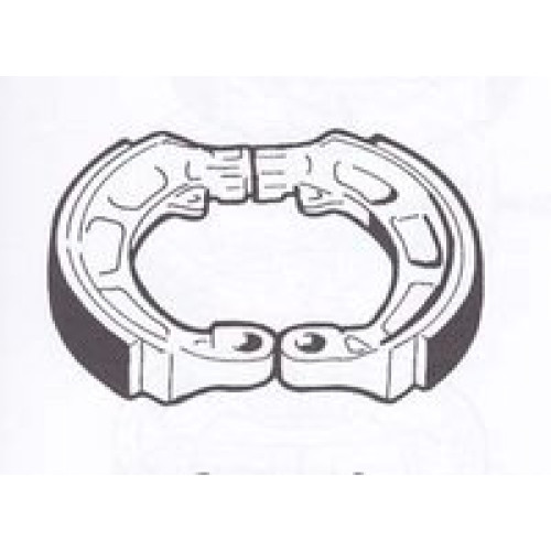 Ganasce Posteriori SBS per HONDA SH 125 (2001-2008) NES @ 125 (2000-2006) PCX 125 (2010-2011) DYLAN 125 (2002-2004) LEAD 110 PES (2006-2008)