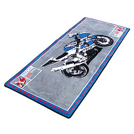 Tappetino da Garage per Moto in fibra di nylon antiscivolo con grafica SUZUKI GSX-R