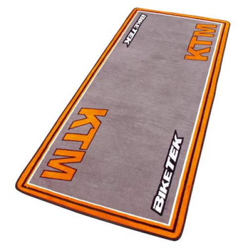 Tappetino da Garage per Moto in fibra di nylon antiscivolo con grafica KTM