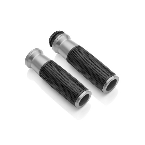 Manopole "URLO" TMAX 2017 Ø 22 mm  IN ALLUMINIO RICAVATO DAL PIENOFORMA ERGONOMICA E MASSIMO GRIP