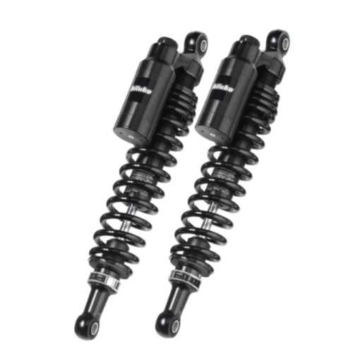 AMMORTIZZATORI POSTERIORI BITUBO WMT02V2 - Interasse 295mm - Vaschetta unita - Regolazioni: precarico molla manuale, estensione, compressione per HARLEY DAVIDSON XL 1200 FORTY-HEIGHT (2010-2015) -  883 XL SPORTSTER C CUSTOM (1998-2003) - 1200 XL SPORTSTER