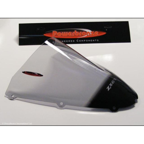 Vetri Airflow (Double Bubble) TRASPARENTE POWERBRONZE per KAWASAKI ZX6-R 05-08