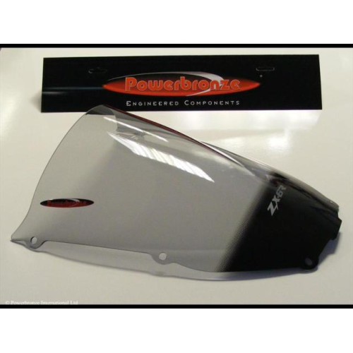 Vetri Airflow (Double Bubble) TRASPARENTE POWERBRONZE per KAWASAKI ZX6-R J1-J2 00-02