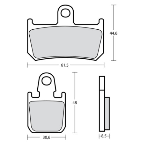 Pastiglie freno mescola Z04 per YAMAHA YZF-R1 1000 (2007-2014)