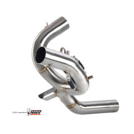 Raccordo Elimina Catalizzatore MIVV in acciaio DUCATI MULTISTRADA 1200 (2010>) Il raccordo monta SOLO con i Terminali di Scarico Originali
