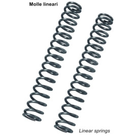 Kit Molle Forcella Lineari BITUBO K=0.9 completo di Olio Specifico SILKOLENE per DUCATI 620 MONSTER I.E (2002/2003)