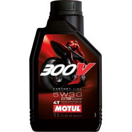 OLIO MOTORE MOTUL 300 V 100% SINTETICO 5W30