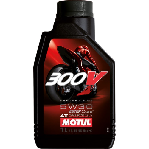 OLIO MOTORE MOTUL 300 V 100% SINTETICO 5W30