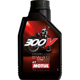 OLIO MOTORE MOTUL 300 V 100% SINTETICO 5W40