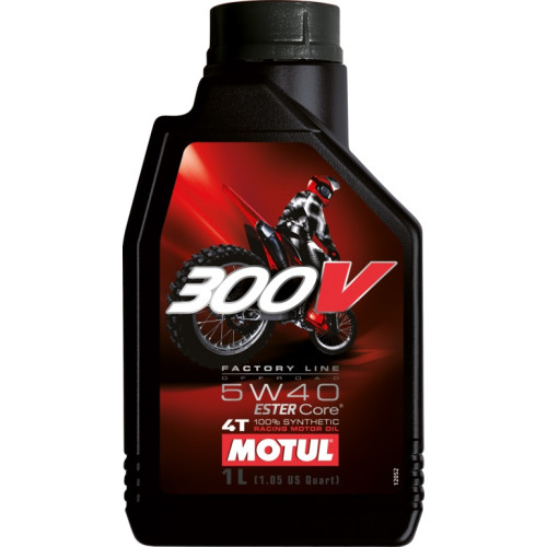 OLIO MOTORE MOTUL 300 V 100% SINTETICO 5W40
