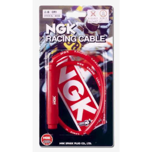 Attacco Candela Dritto CR3 con Cavo in Silicone Schermato Racing NGK per Moto
