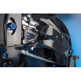 PEDANE REGOLABILI CON POGGIAPIEDE FISSO BMW S 1000 RR - CAMBIO NORMALE (2009/2013)