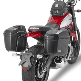 VALIGIE LATERALI MONOKEY GIVI NERE - LA COPPIA -