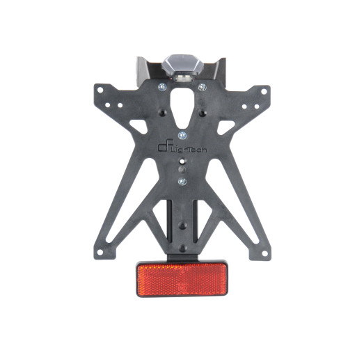 Porta targa regolabile con foro per frecce e catadiottro per DUCATI MONSTER 797 (2017) - MONSTER 1200 / S / R (2017) - SUPERSPORT 939 / S (2017)