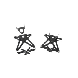 Kit Portatarga regolabile con foro per frecce racing luce targa e catadiottro per TRIUMPH DAYTONA 675 / 675 R (2013-2015)
