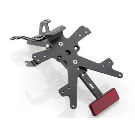 Porta Targa Regolabile Omologato RIZOMA linea FOX comprensivo di luce targa  per BMW C 600 Sport