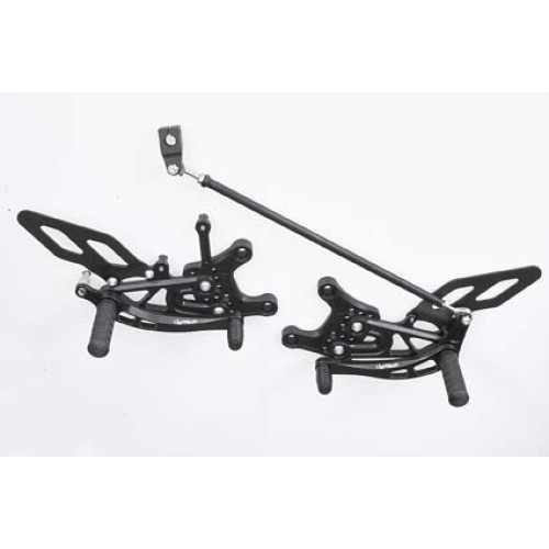 Pedane regolabili con poggiapiede fisso Lightech YAMAHA R6 (2003-2005)