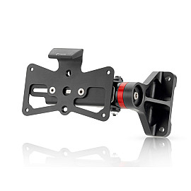 Porta Targa Laterale Regolabile RIZOMA con luce targa LED specifico per DUCATI DIAVEL 1200 / CARBON (2011>)