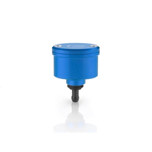 Serbatoio Olio Freno Frizione Rizoma con becco DRITTO, con indicatore livello capacita' 12ml Colore BLU