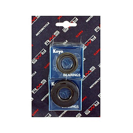 KIT REVISIONE ALBERO MOTORE MINARELLI YAMAHA MBK 50 ORIZZONTALE E VERTICALE CUSCINETTI GABBIA IN ACCIAIO CON PARAOLI