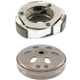 FRIZIONE CENTRIFUGA GIRANTE + CAMPANA NEWFREN per  MALAGUTI MADISON 125 (99/02) - MBK XN 125 DOODO (00/01) XQ 125 THUNDER (01>) YP 125 SKYLINER (98/02) - YAMAHA NXC 125 CYGNUS X (04/11) XC 125 CYGNUS R (99/03)